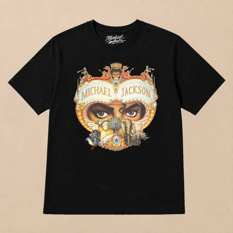 【予約商品】MICHAEL JACKSON Tシャツ ユニセックス: Dangerous (Black)