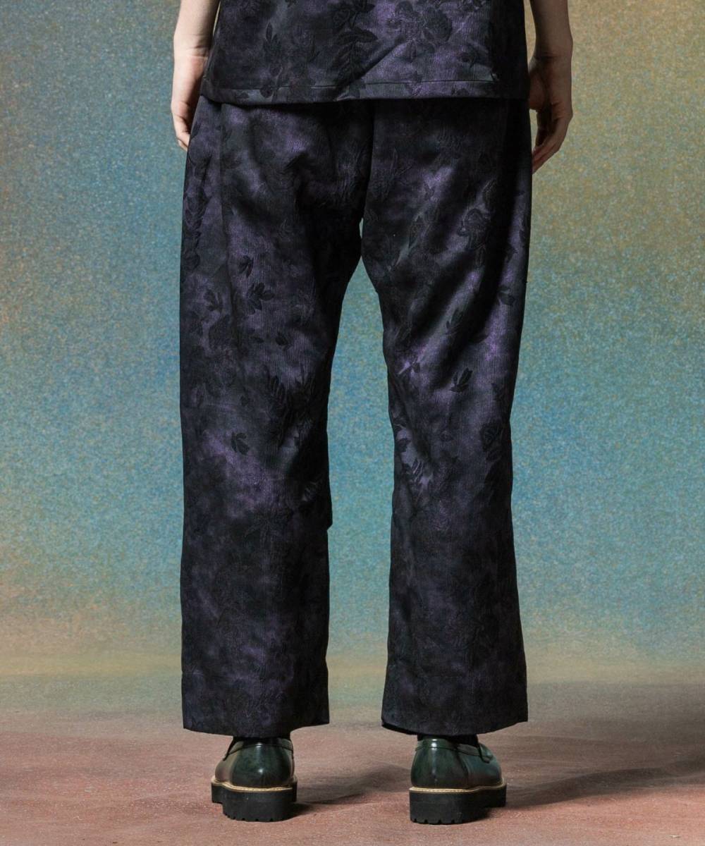 【予約商品】glamb(グラム)GB0225/P07 : Glitter Botanic Pants / グリッターボタニックパンツ - Purple