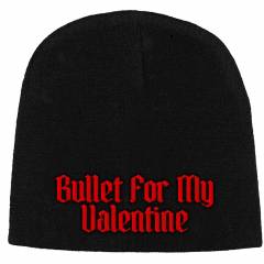 【予約商品】BULLET FOR MY VALENTINE Unisex Beanie Hat: Logo 2 (Black) - BLACK