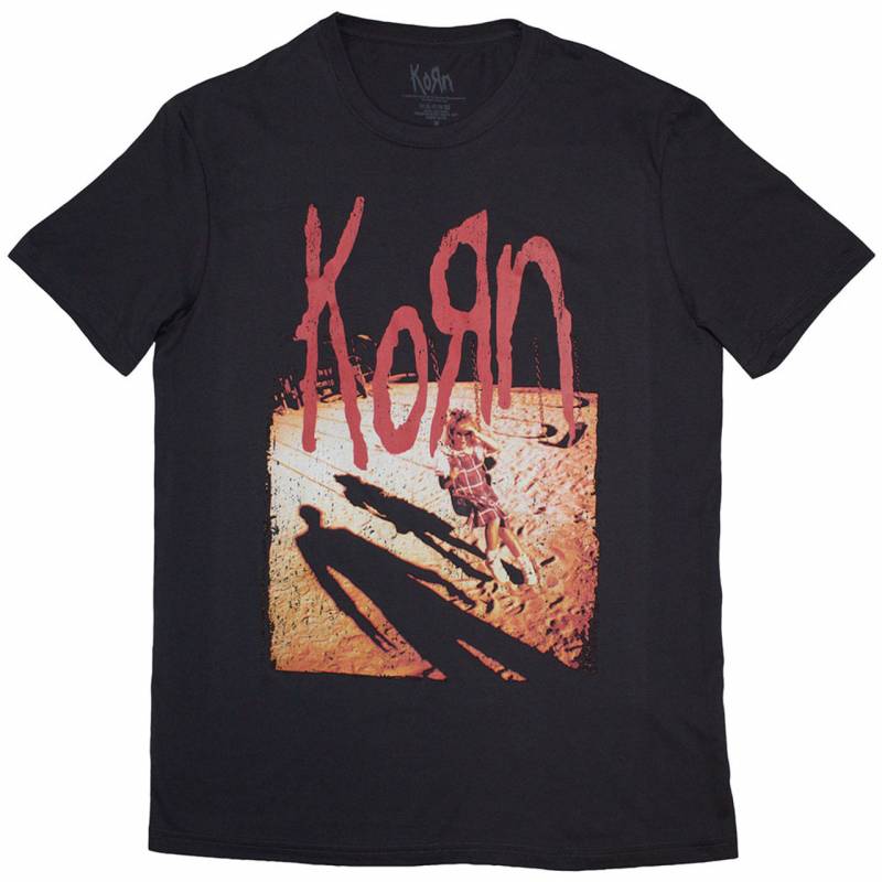 【予約商品】KORN バンドTシャツ ユニセックス: Shadow Playground (Charcoal Grey)