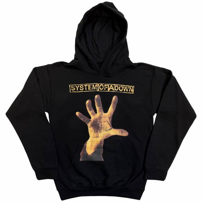 【予約商品】SYSTEM OF A DOWN Unisex Pullover Hoodie: Hand (Black)