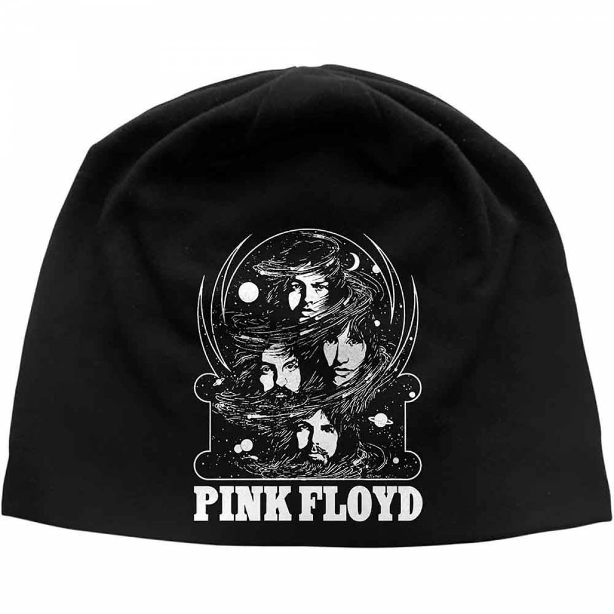 【予約商品】PINK FLOYD Unisex Beanie Hat: Cosmic Faces (Black) - BLACK