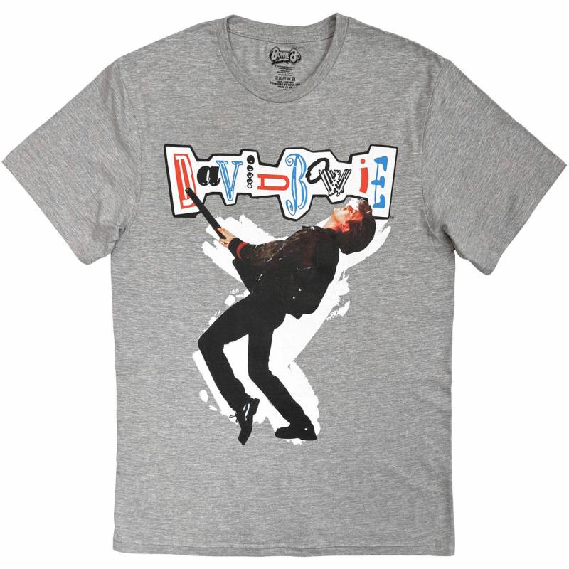 【予約商品】DAVID BOWIE バンドTシャツ ユニセックス: Lean (Grey)