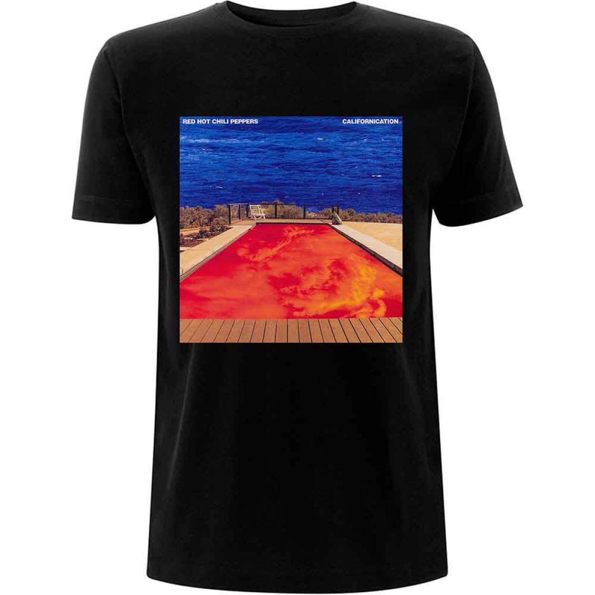 【予約商品】RED HOT CHILI PEPPERS バンドTシャツ ユニセックス: Californication (Black) - BLACK