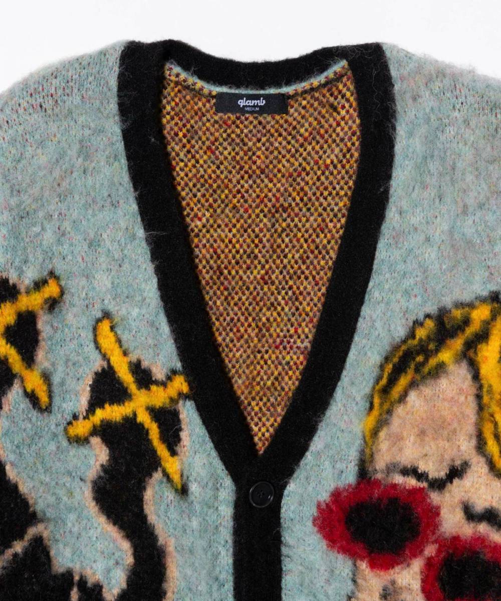 glamb(グラム)GB0125/KNT02 : Weeping Man Cardigan / ウィー glamb(グラム)GB0125/KNT02 : Weeping Man Cardigan / ウィー