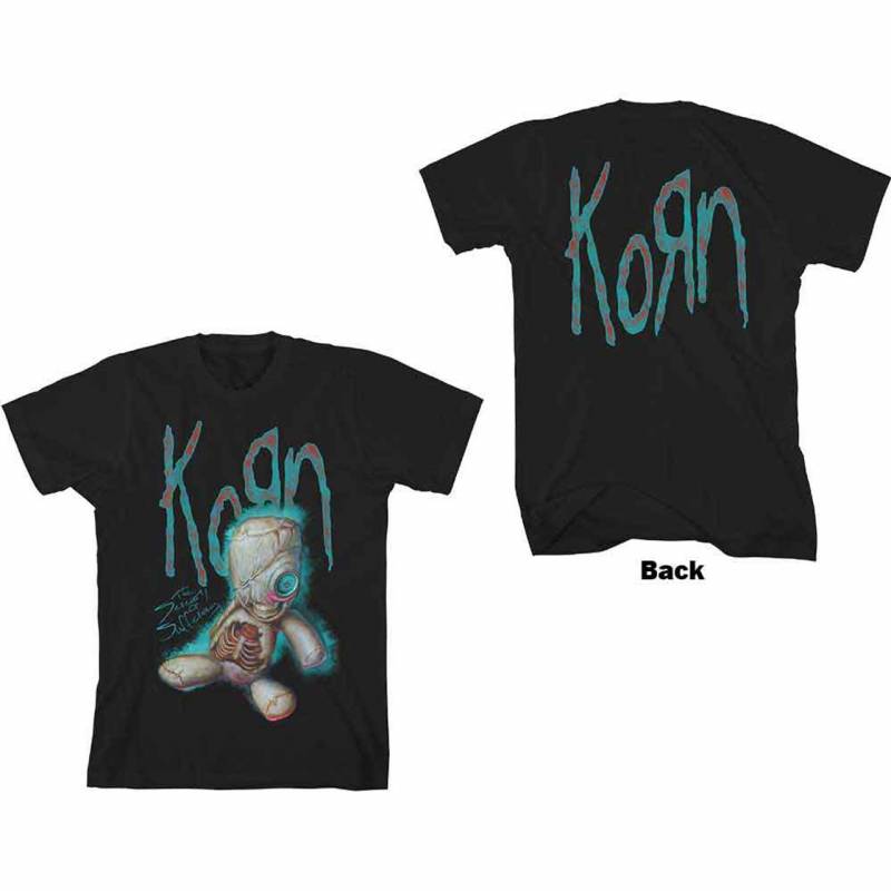 【予約商品】KORN バンドTシャツ ユニセックス: SoS Doll (Black) (Back Print)