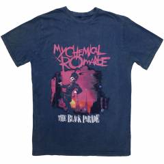 【予約商品】MY CHEMICAL ROMANCE バンドTシャツ ユニセックス: March (Blue Wash) (Wash Collection)