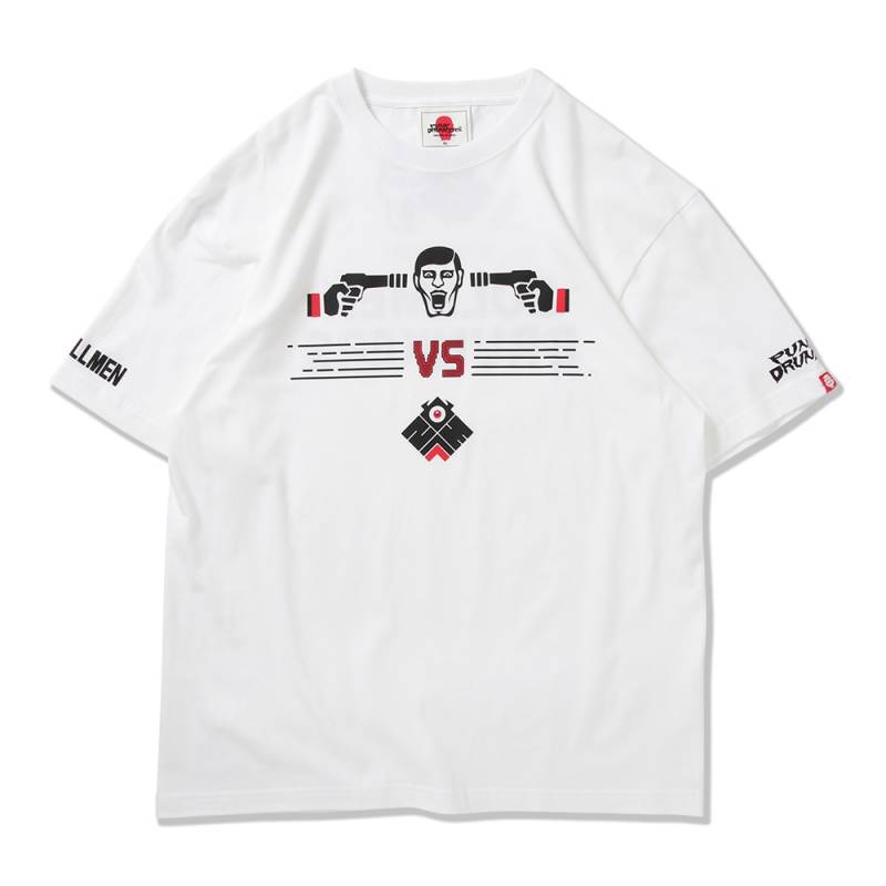 【予約商品】PUNK DRUNKERS (パンク・ドランカーズ) ［PDSxZOLLMEN］VS.TEE - WHITE