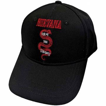 【予約商品】NIRVANA Unisex Baseball Cap: Serve The Servants (Black) - BLACK