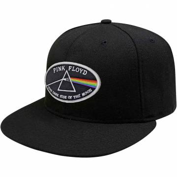 【予約商品】PINK FLOYD Unisex Snapback Cap: The Dark Side of the Moon White Border (Black) - BLACK