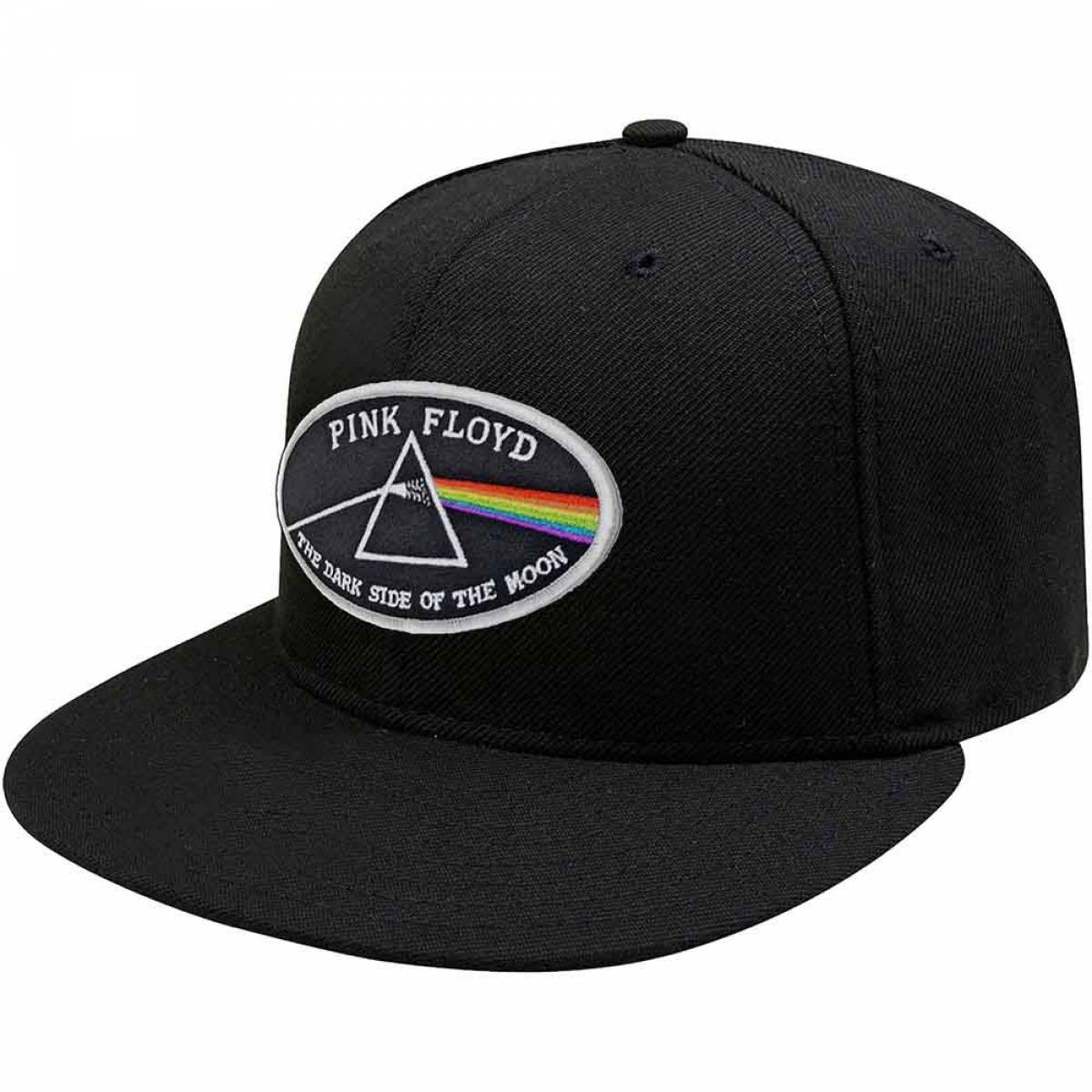【予約商品】PINK FLOYD Unisex Snapback Cap: The Dark Side of the Moon White Border (Black) - BLACK