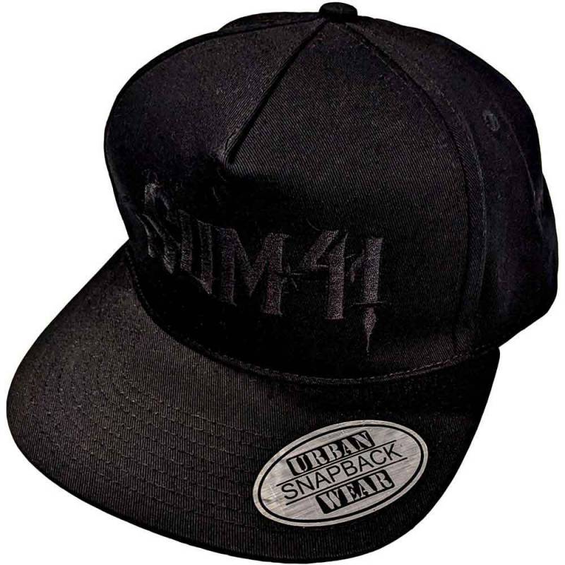 【予約商品】Sum 41 Unisex Snapback Cap: Black Logo (Black) (Ex-Tour)