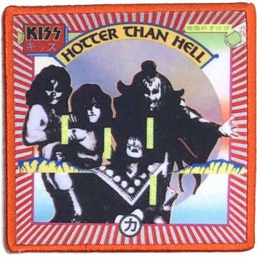 【予約商品】KISS Standard Printed Patch: Hotter Than Hell