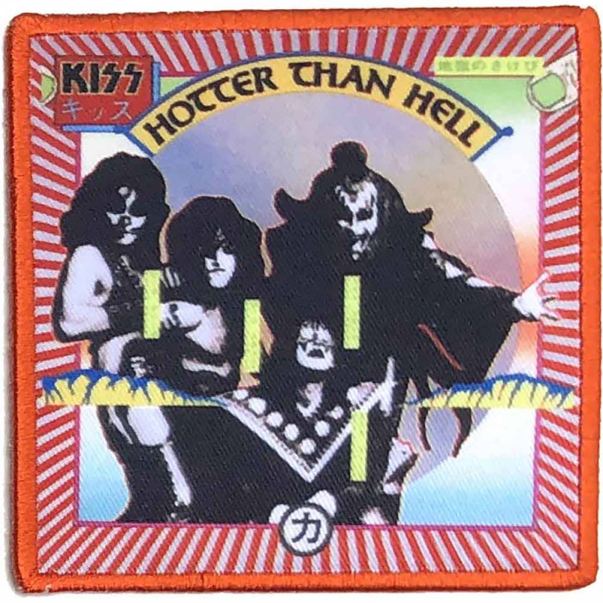 【予約商品】KISS Standard Printed Patch: Hotter Than Hell