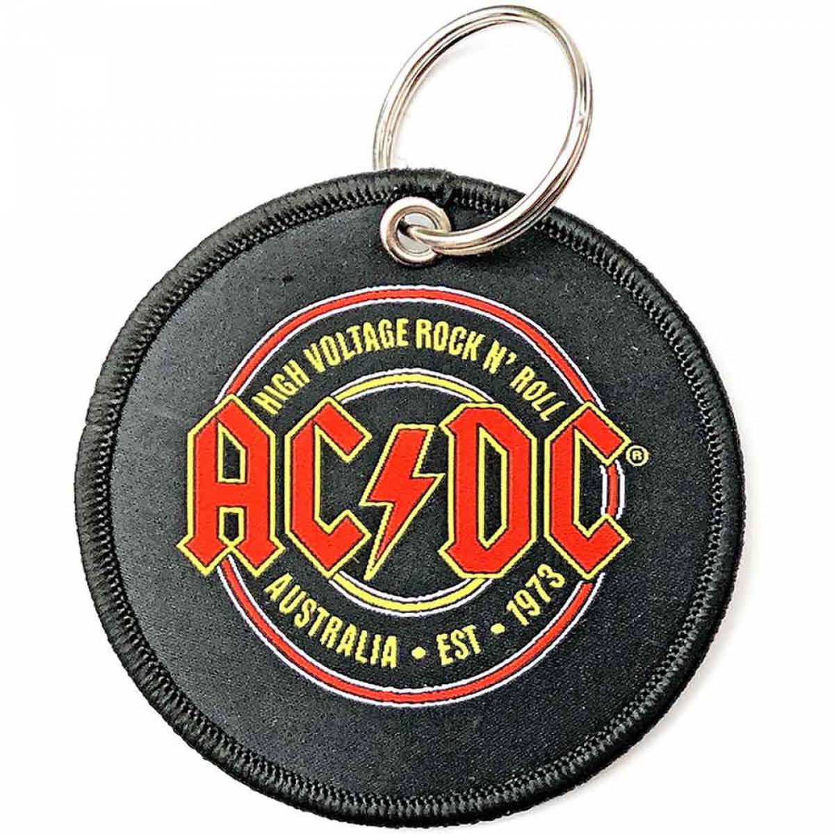 【予約商品】AC/DC Keychain: Est. 1973 (Double Sided Patch)
