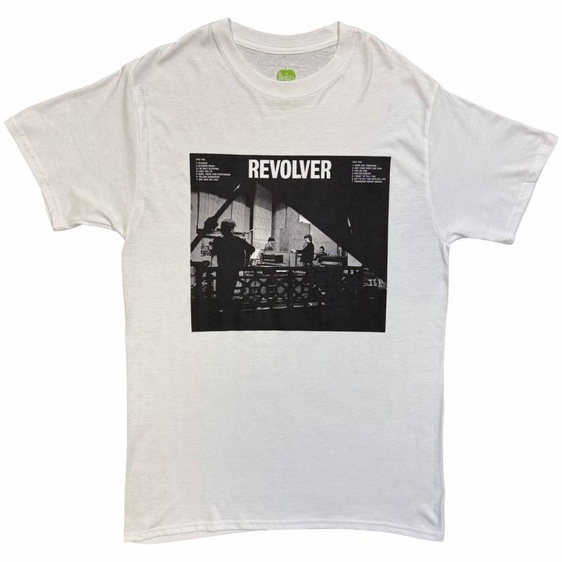 【予約商品】THE BEATLES バンドTシャツ ユニセックス: Revolver Studio (White)