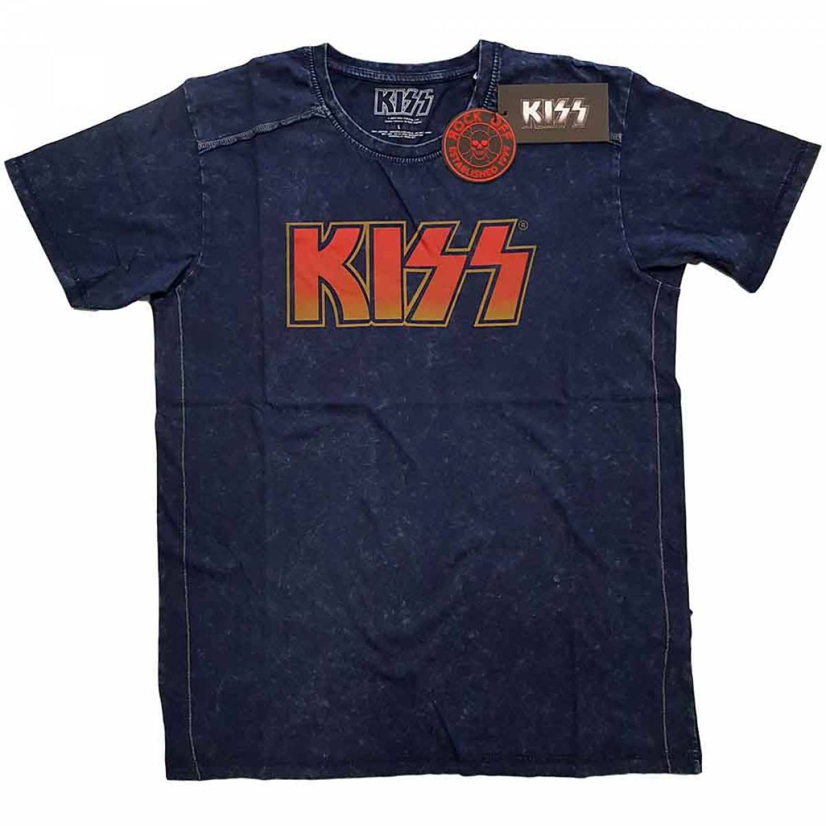 【予約商品】KISS ユニセックスTシャツ: Classic Logo (Wash Collection)