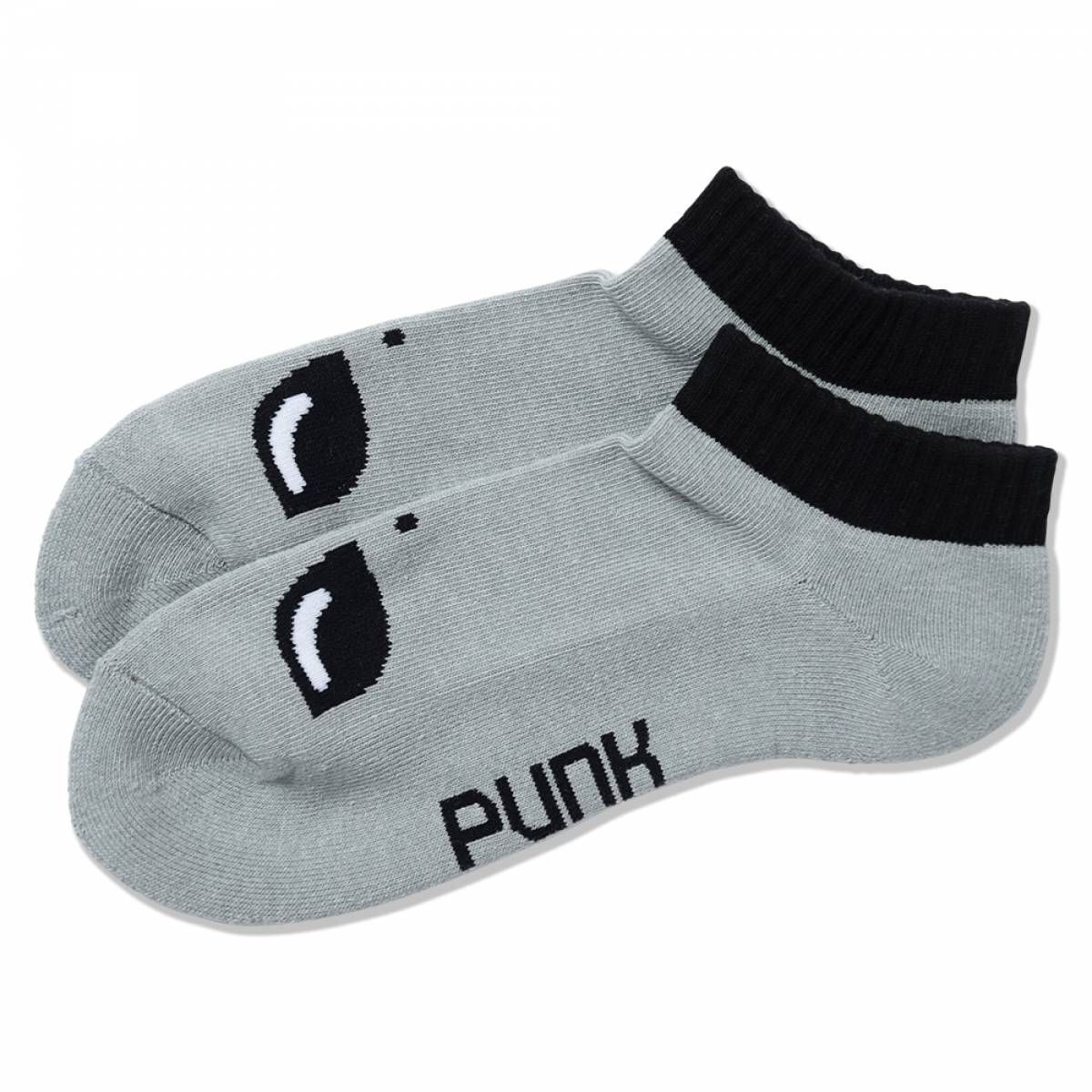 【予約商品】PUNK DRUNKERS (パンクドランカーズ)【予約・6月入荷】宇宙人靴下 - GRAY