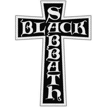 【予約商品】BLACK SABBATH Woven Patch: Cross Logo Cut Out (Retail Pack) (Standard)
