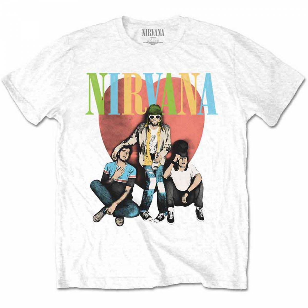 【予約商品】NIRVANA バンドTシャツ ユニセックス: Trapper Hat (White) - WHITE