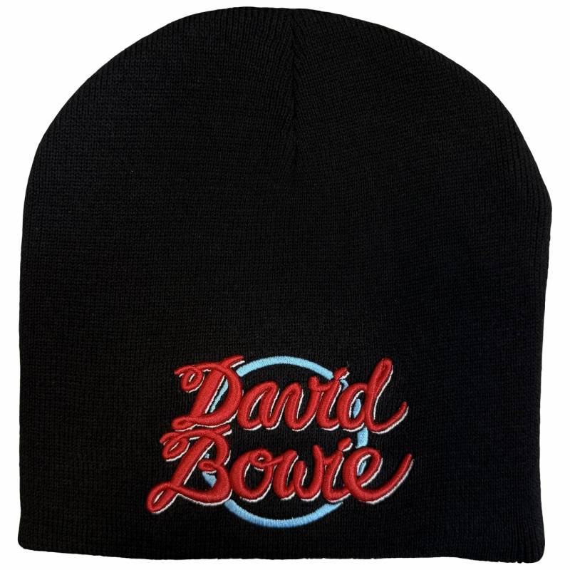 【予約商品】DAVID BOWIE Unisex Beanie Hat: 1978 World Tour Logo (Black)