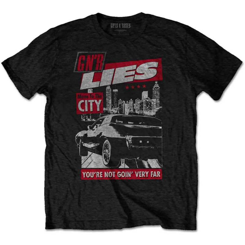 【予約商品】GUNS N' ROSES バンドTシャツ ユニセックス: Move to the City (Black)