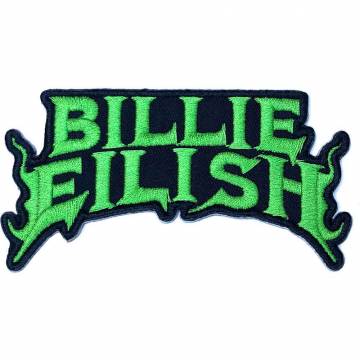 【予約商品】BILLIE EILISH Woven Patch: Flame Green (Standard) - GREEN