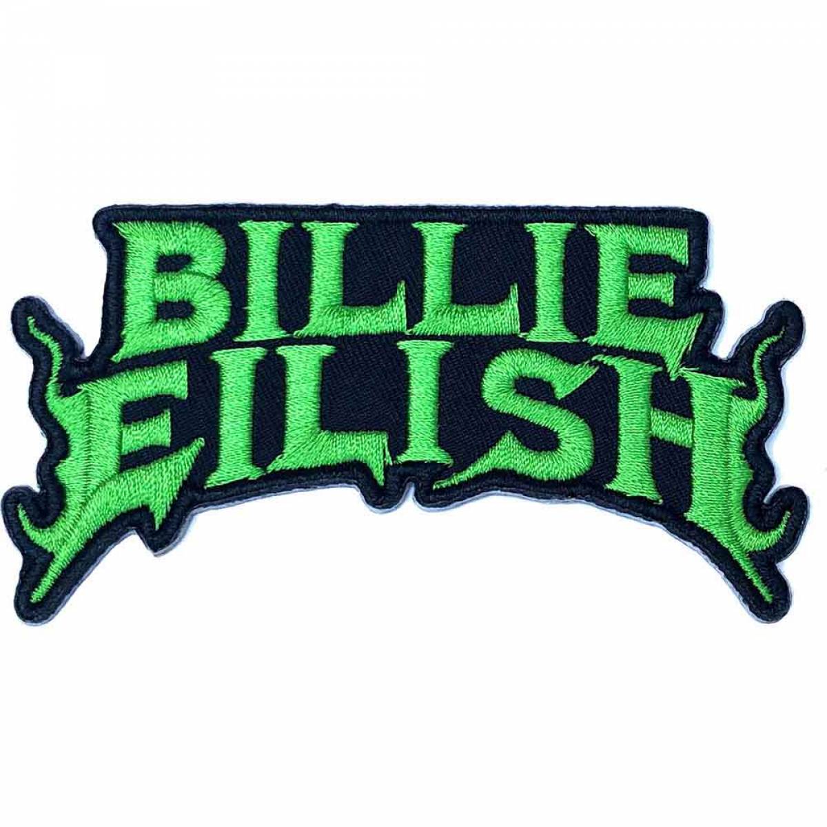 【予約商品】BILLIE EILISH Woven Patch: Flame Green (Standard) - GREEN