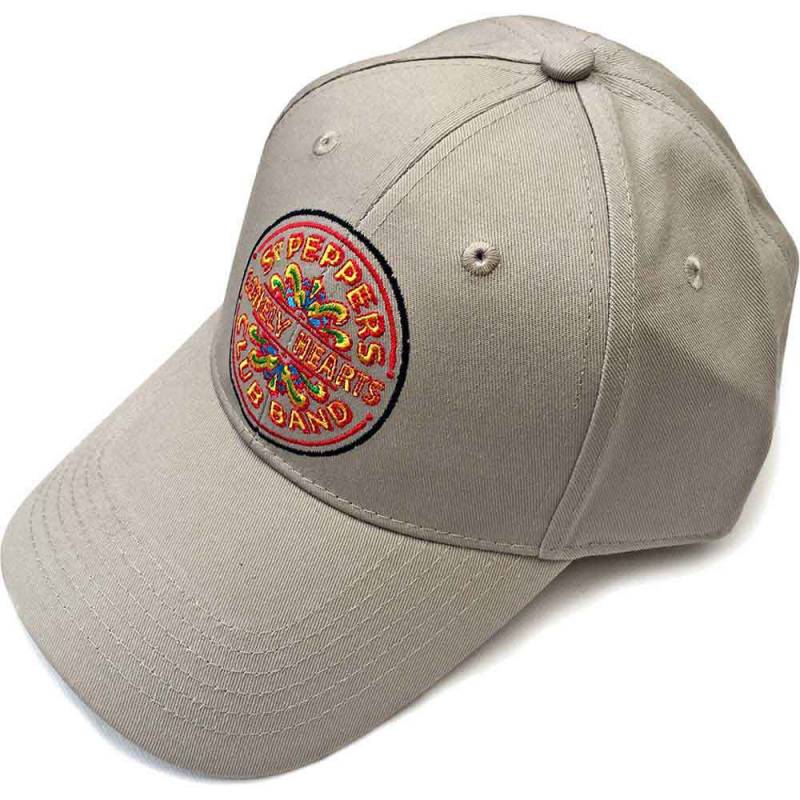 【予約商品】THE BEATLES Unisex Baseball Cap: Sgt Pepper Drum (Sand)