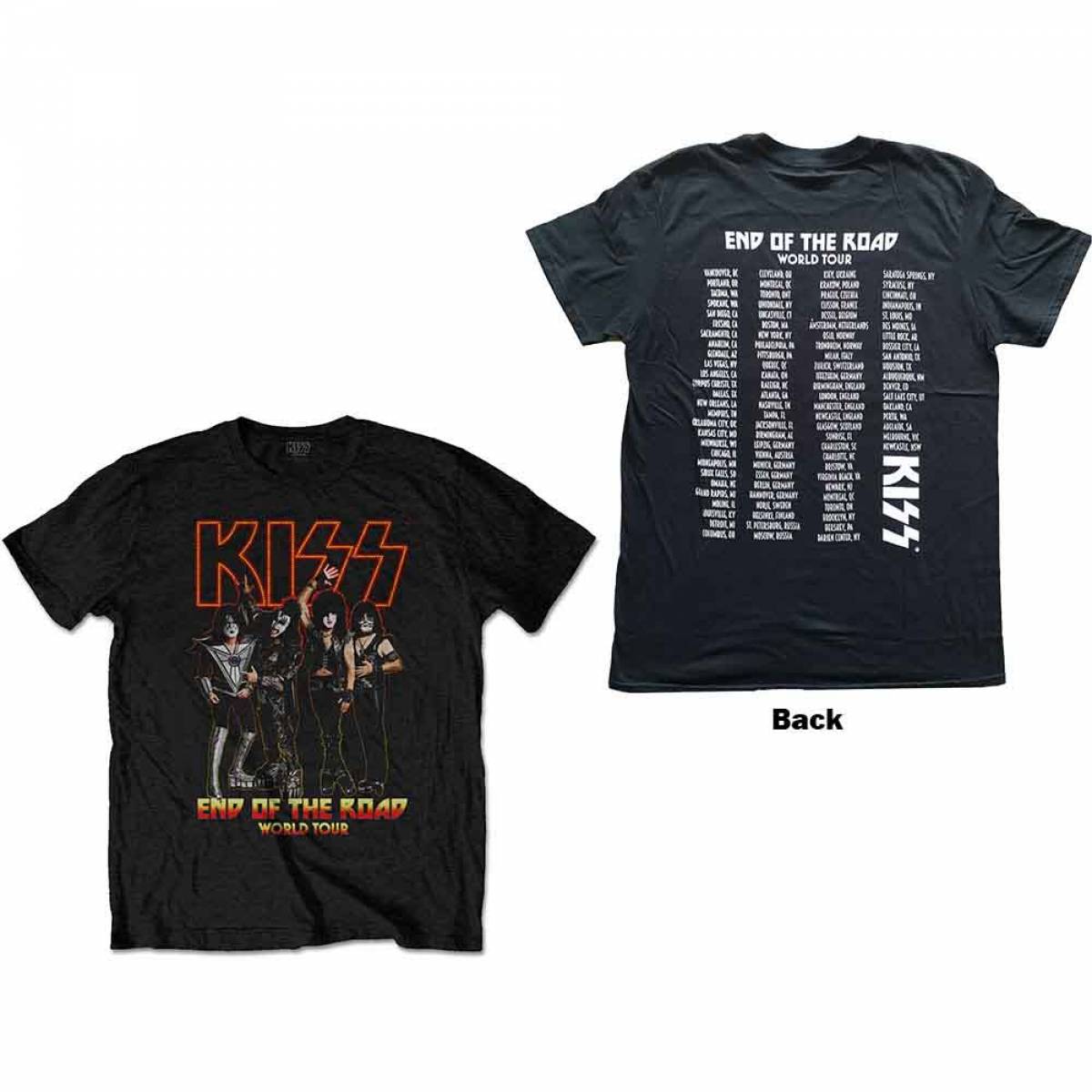 予約商品】KISS バンドTシャツ ユニセックス: End Of The Road