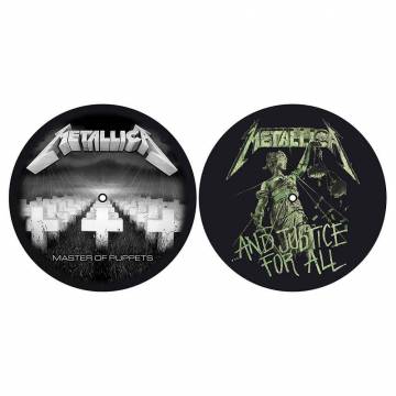 【予約商品】METALLICA Turntable Slipmat Set: Master of Puppets / and Justice for All