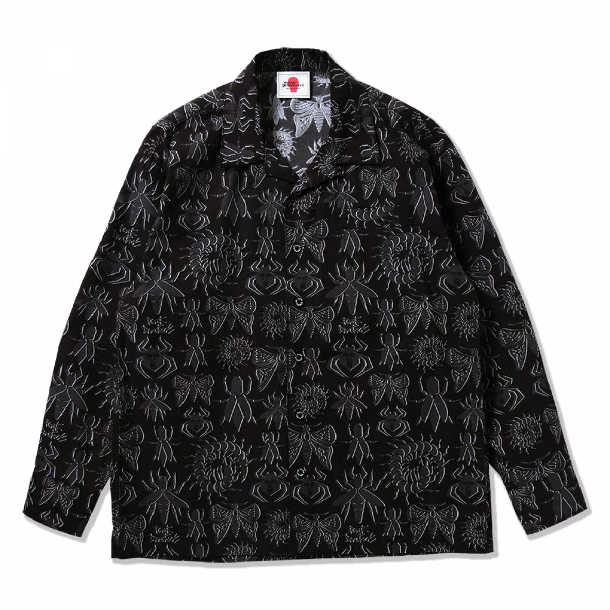 【予約商品】PUNK DRUNKERS (パンクドランカーズ) Bug'sシャツ - BLACK