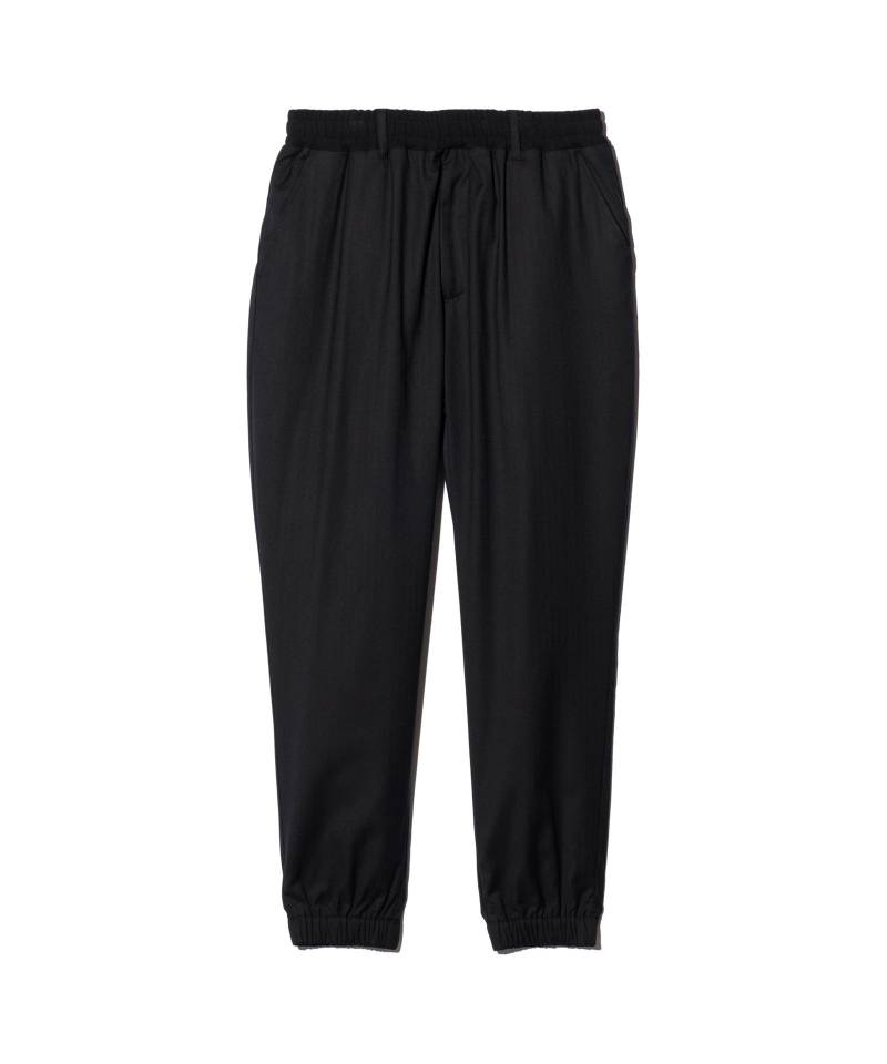 【予約商品】glamb(グラム) Shadow Stripe Tapered Slacks / シャドーストライプテーパードスラックス - Black