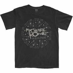 【予約商品】MY CHEMICAL ROMANCE バンドTシャツ ユニセックス: Circle March (Black)