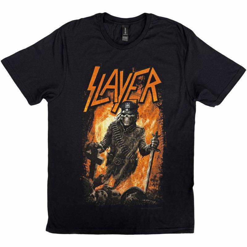 【予約商品】SLAYER バンドTシャツ ユニセックス: Aftermath (Black)