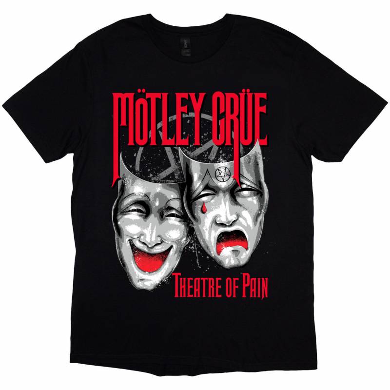 【予約商品】MOTLEY CRUE バンドTシャツ ユニセックス: Theatre of Pain Cry (Black)