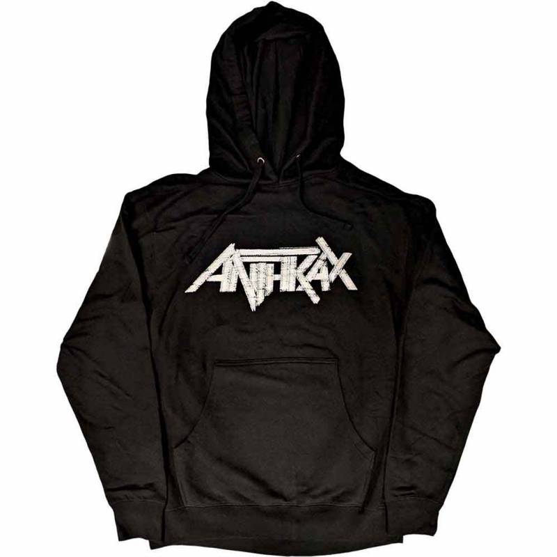 【予約商品】ANTHRAX Unisex Pullover Hoodie: Logo (Black)