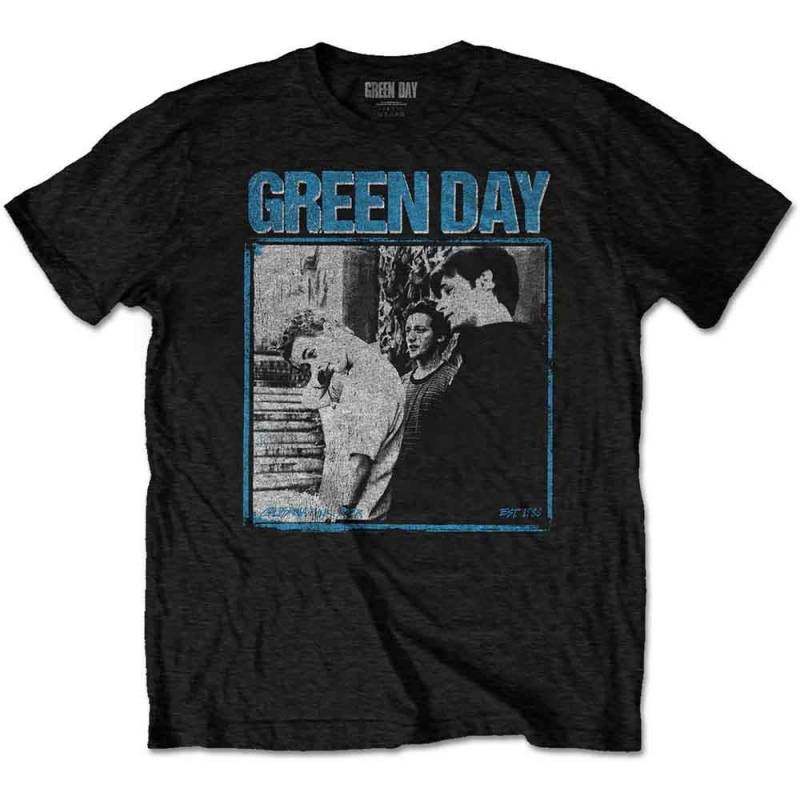 【予約商品】GREEN DAY バンドTシャツ ユニセックス: Photo Block (Black)
