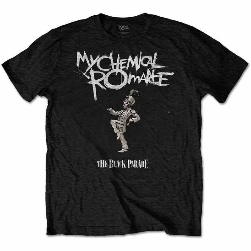 【予約商品】MY CHEMICAL ROMANCE バンドTシャツ ユニセックス: The Black Parade Cover (Black)