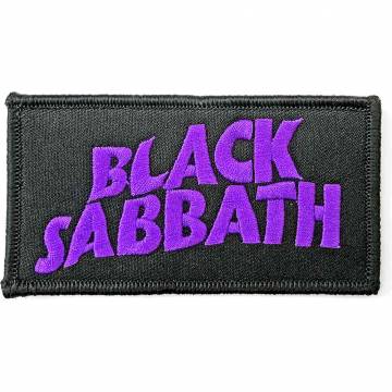 【予約商品】BLACK SABBATH Woven Patch: Wavy Logo (Standard)