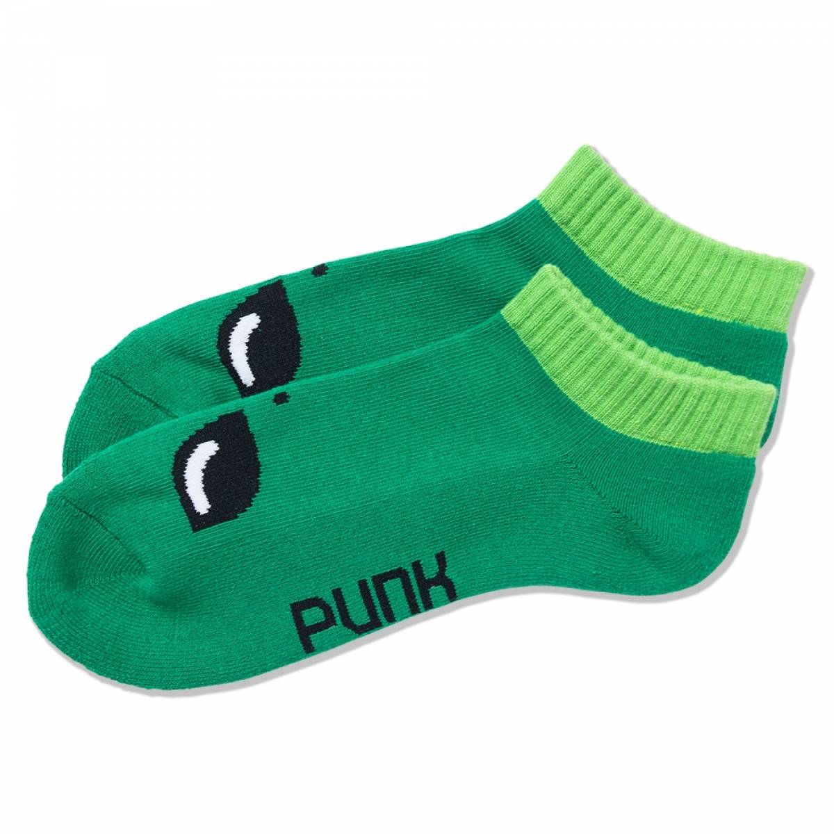 【予約商品】PUNK DRUNKERS (パンクドランカーズ)【予約・6月入荷】宇宙人靴下 - GREEN