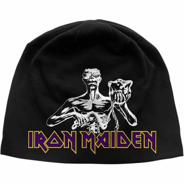 【予約商品】IRON MAIDEN Unisex Beanie Hat: Seventh Son - BLACK