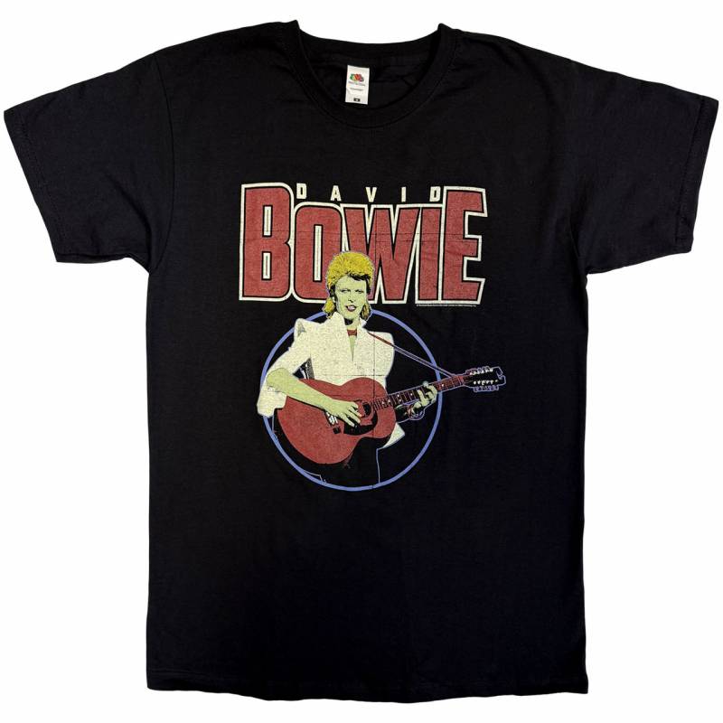 【予約商品】DAVID BOWIE バンドTシャツ ユニセックス: Acoustic Bootleg (Black)