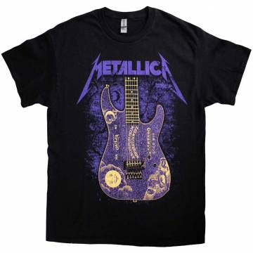 【予約商品】METALLICA バンドTシャツ ユニセックス: Ouija Purple (Black) - BLACK