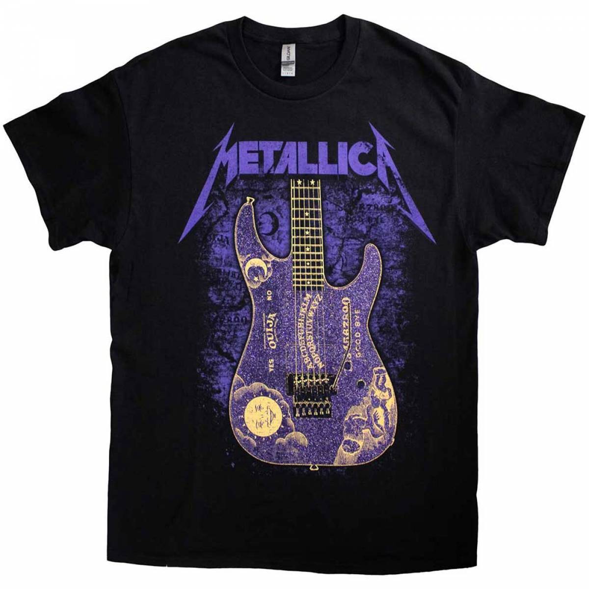 METALLICA バンドTシャツ ユニセックス: Ouija Purple (Black) - BLACK