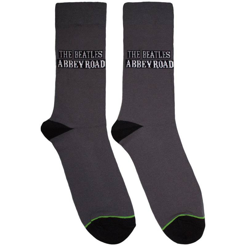 【予約商品】THE BEATLES Unisex Ankle Socks: Abbey Road Sign (Grey) (UK Size 6 - 11)