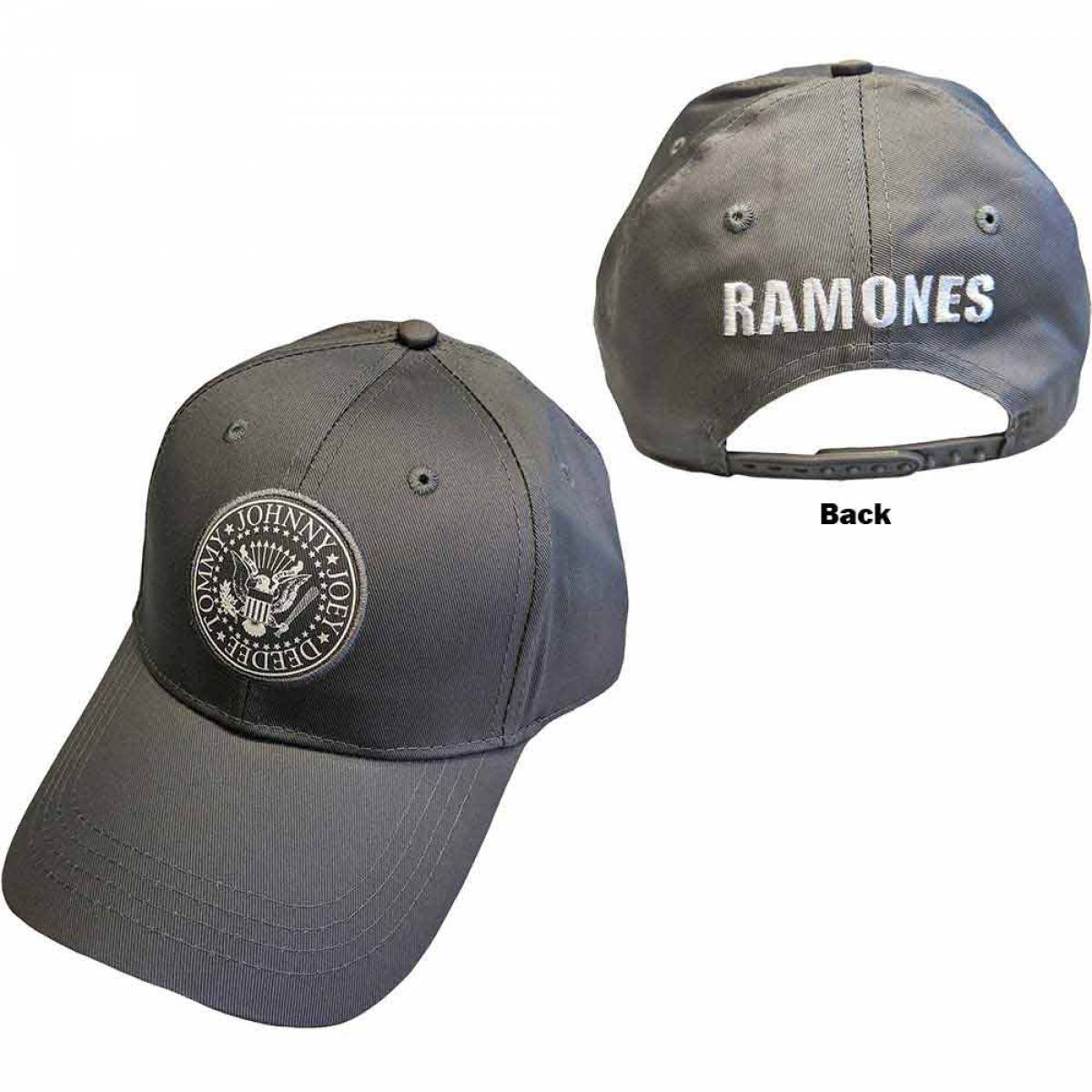 【予約商品】RAMONES Unisex Baseball Cap: Presidential Seal (Silver Grey) - SILVER GREY
