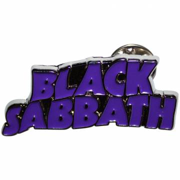 【予約商品】BLACK SABBATH  Pin Badge: Purple Wavy Logo