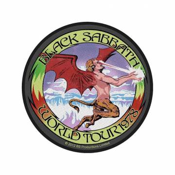【予約商品】BLACK SABBATH Woven Patch: World Tour 1978 (Retail Pack) (Standard)