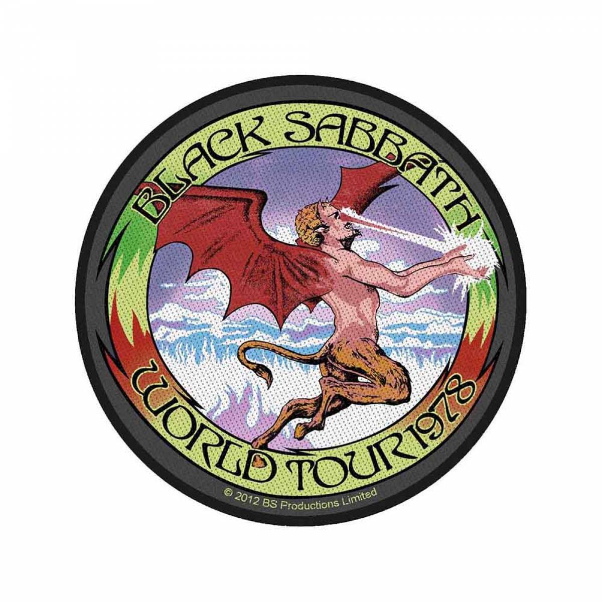 【予約商品】BLACK SABBATH Woven Patch: World Tour 1978 (Retail Pack) (Standard)